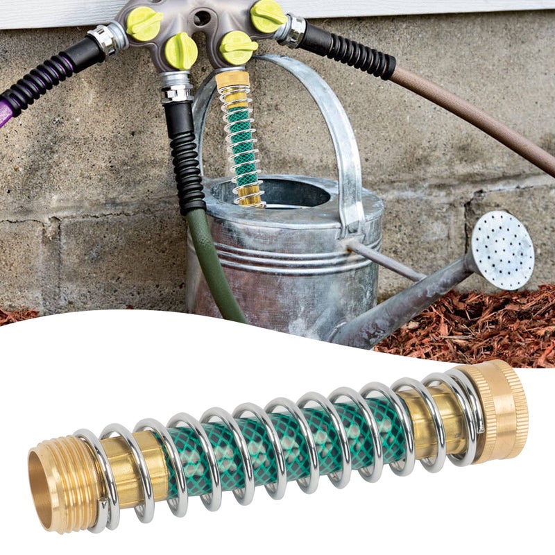 Hourleey Garden Hose Protector  Hose Extension Adapter with Coil Spring (4 PCS) - Image 4